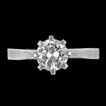 992. A brilliant cut diamond ring, 1.05 cts, Gothenburg 1991.