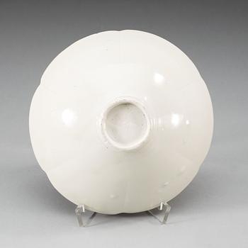 A white glazed bowl, Song dynasty (960-1279).