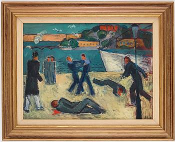 Einar Jolin, Fight scene.