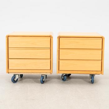 Bedroom furniture set, 4 pieces, late 20th century.