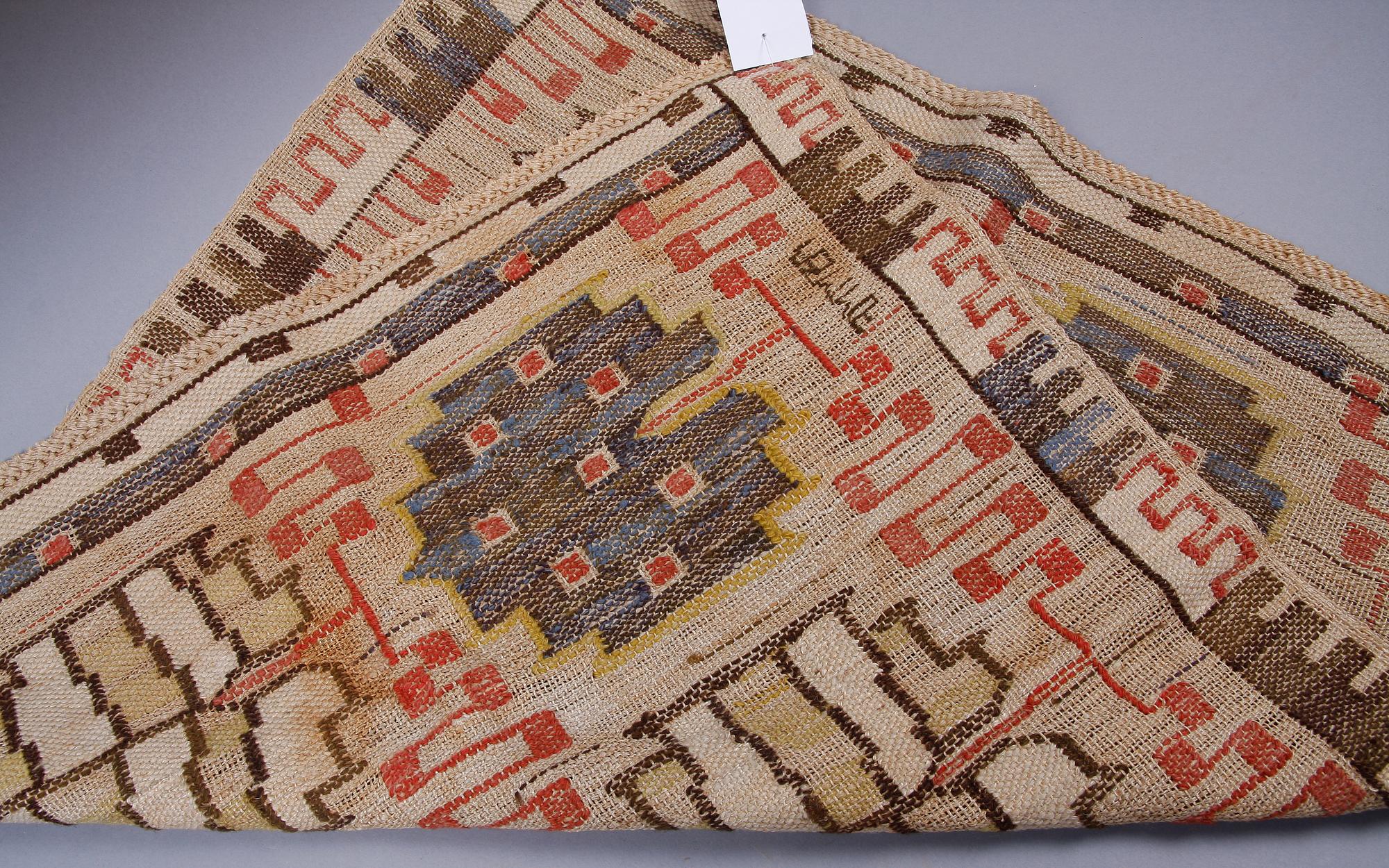 VÄVNAD. "Grodblad" Sign AB MMF. Komponerad 1933 tillverkad 1941. 66 x 74.