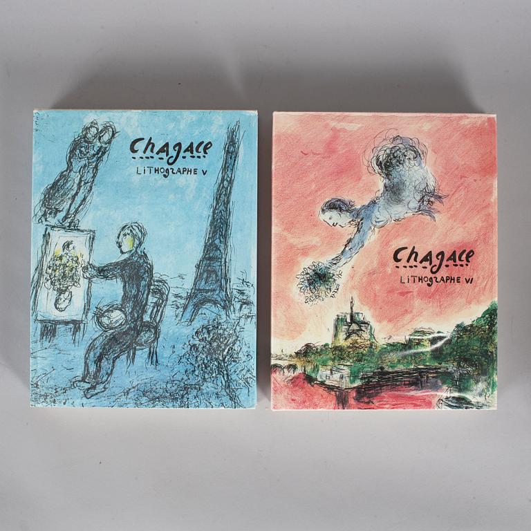 Three  volumes, "Chagall Lithographe, "IV, V, VI", 1969-1985.
