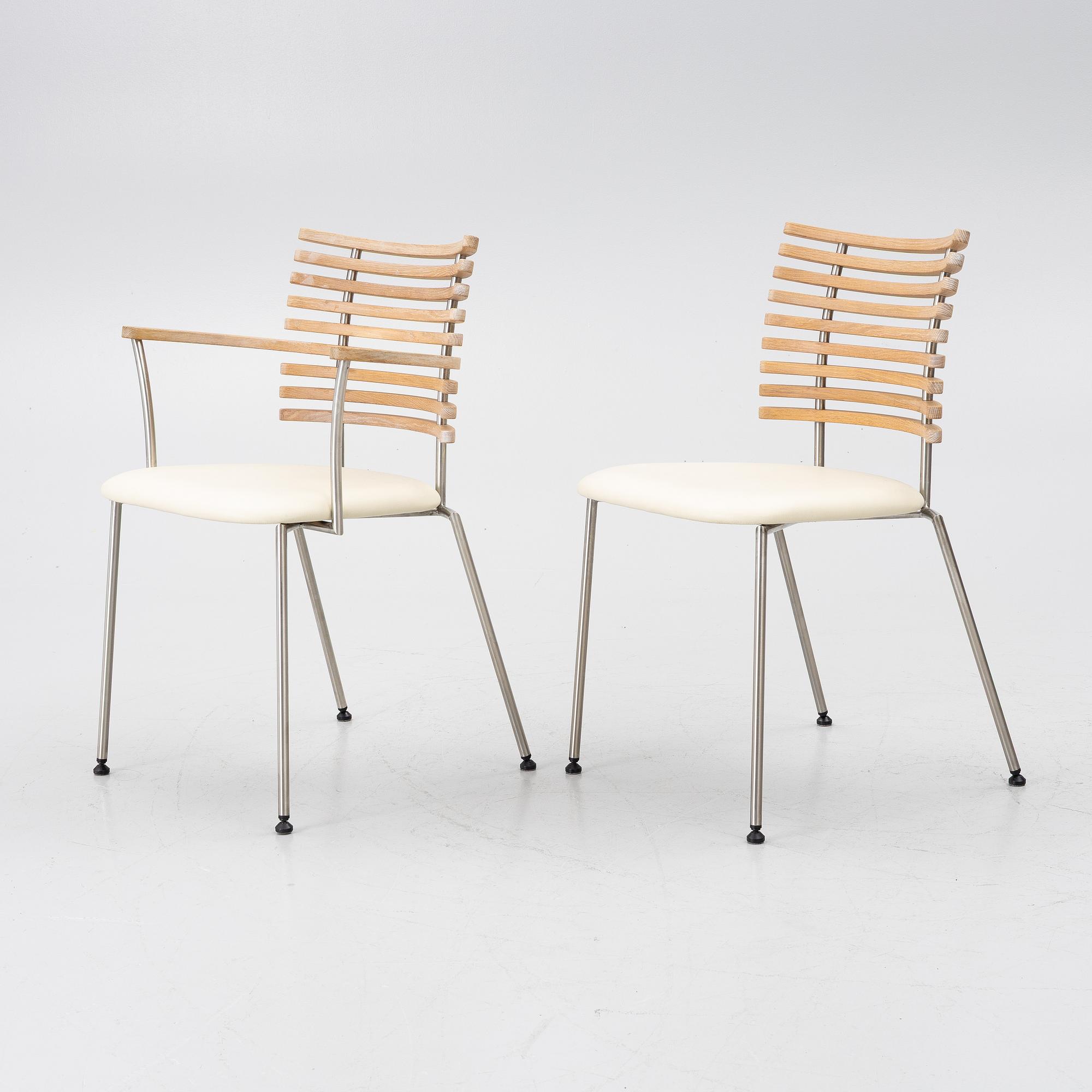 Henrik Lehm, 6 armchairs + 2 chairs, "Tiger", Naver Collection, Denmark.