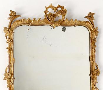 SPEGEL, Louis XV-stil, 1800-tal.