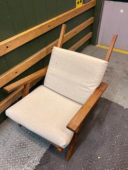 Hans J. Wegner, fällbar fåtölj, modell "AP-72", Anders Pedersen AP Stolen Danmark 1960-tal.