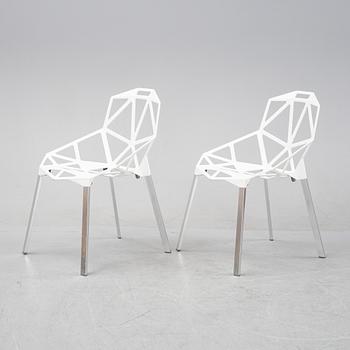 Konstantin Grcic, stolar, 6 st, "Chair One Stacking Chair", Magis, Italien.