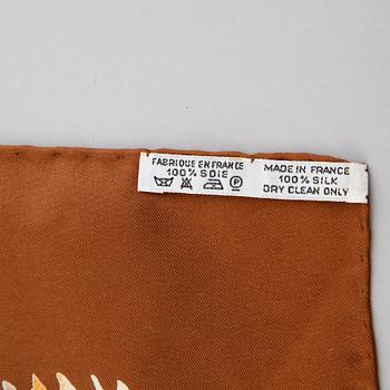 Hermès, an 'Africa' silk scarf.