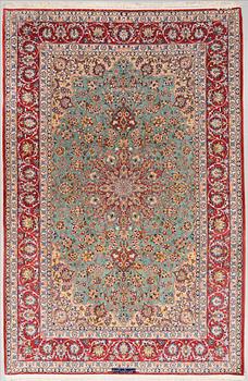 A carpet, Old Esfahan, around 304 x 197 cm.