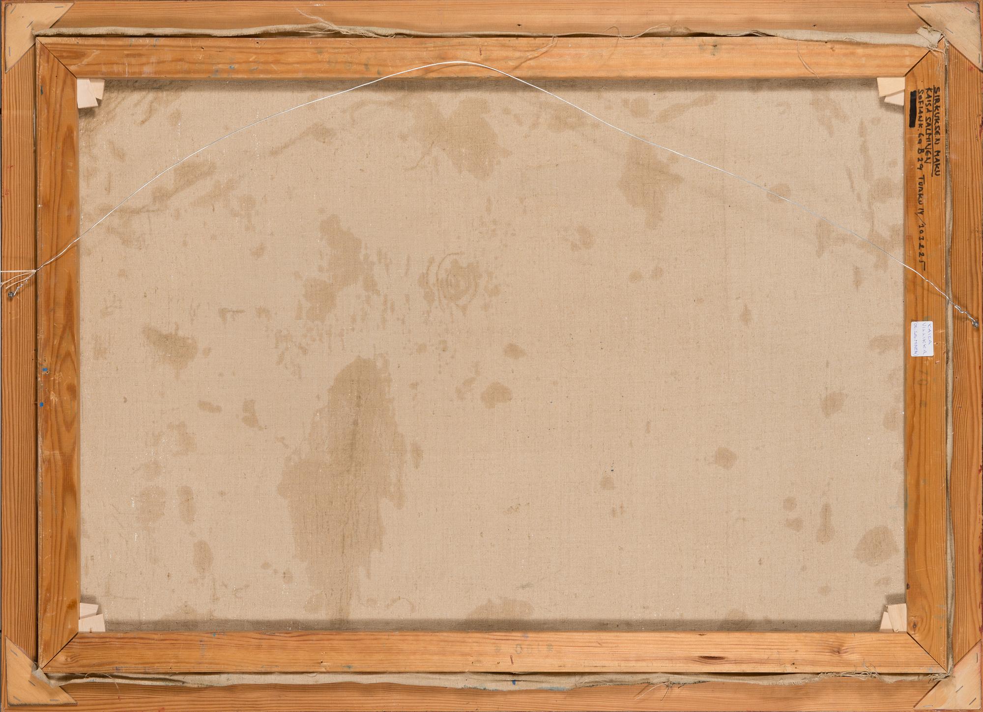 Kaisa Villikka, oil on canvas, signed and dated -74.