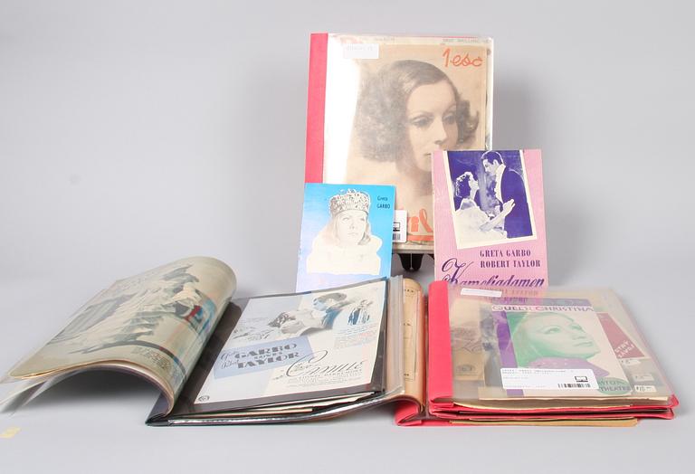PARTI OMSLAGSBILDER, 5 mappar, 1940-60-tal.