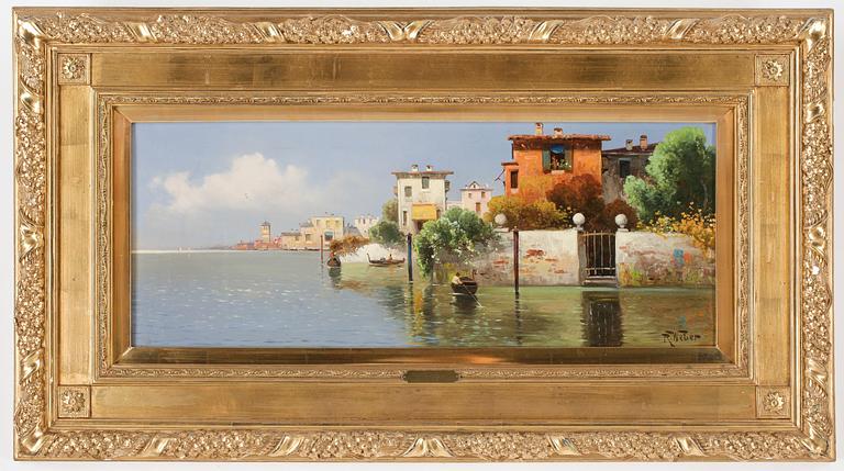 RUDOLF WEBER, olja, signerad.