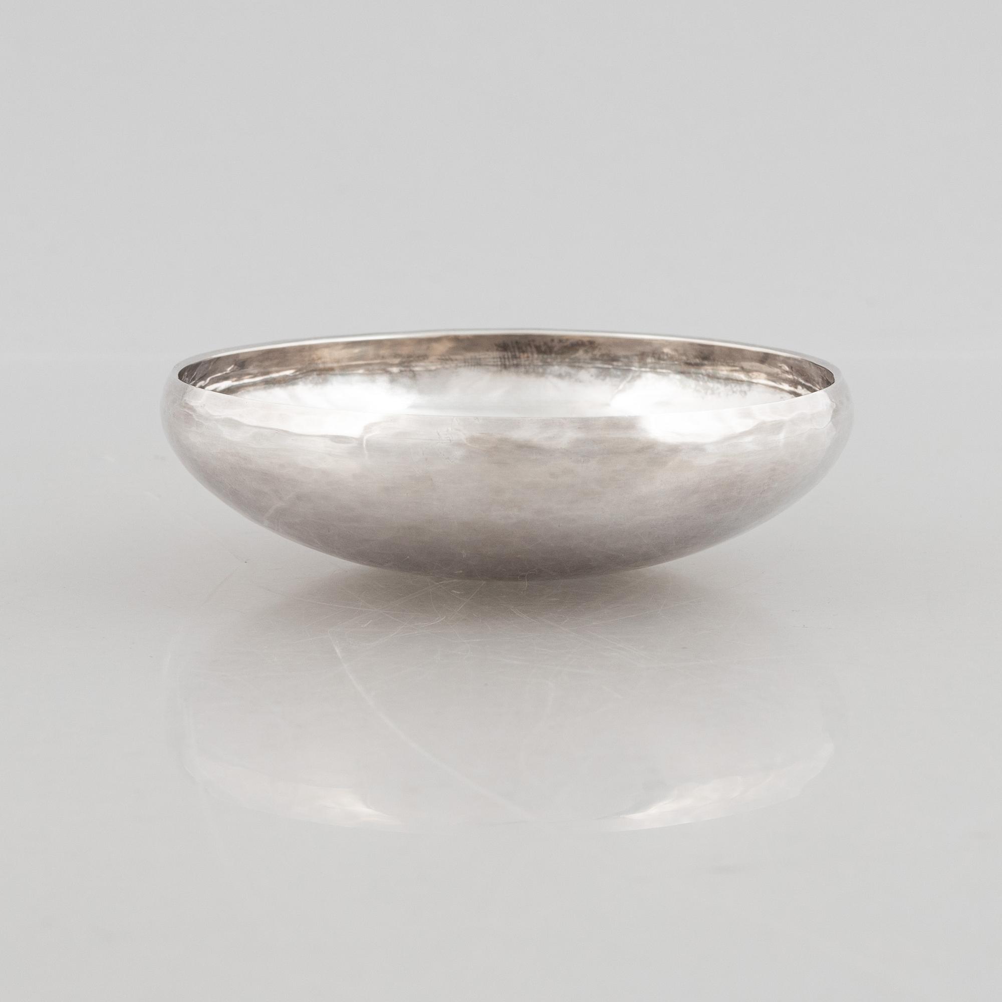 Rey Urban, bowl, sterling silver, Stockholm 1966.
