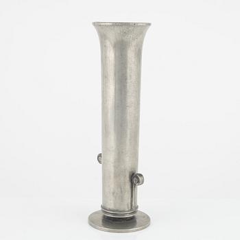 A pewter vase, Edvin Ollers, from Schreuder & Olsson Stockholm, 1936.