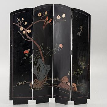 A four-panel folding screen, second half of the 20th Century.