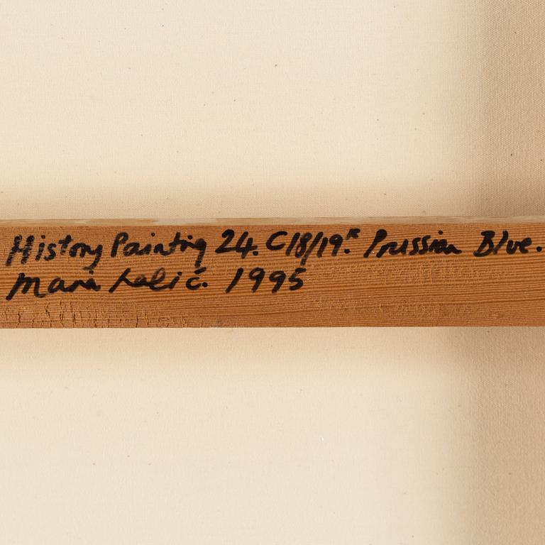 MARIA LALIC, 1995, canvas, signed.