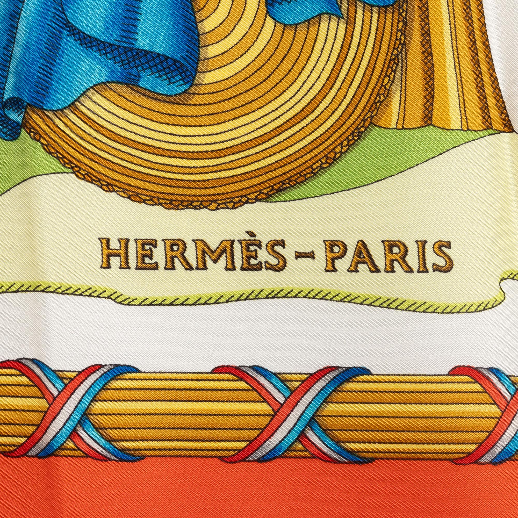 Hermès, scarf, "1789 Liberty Equality Fraternity".