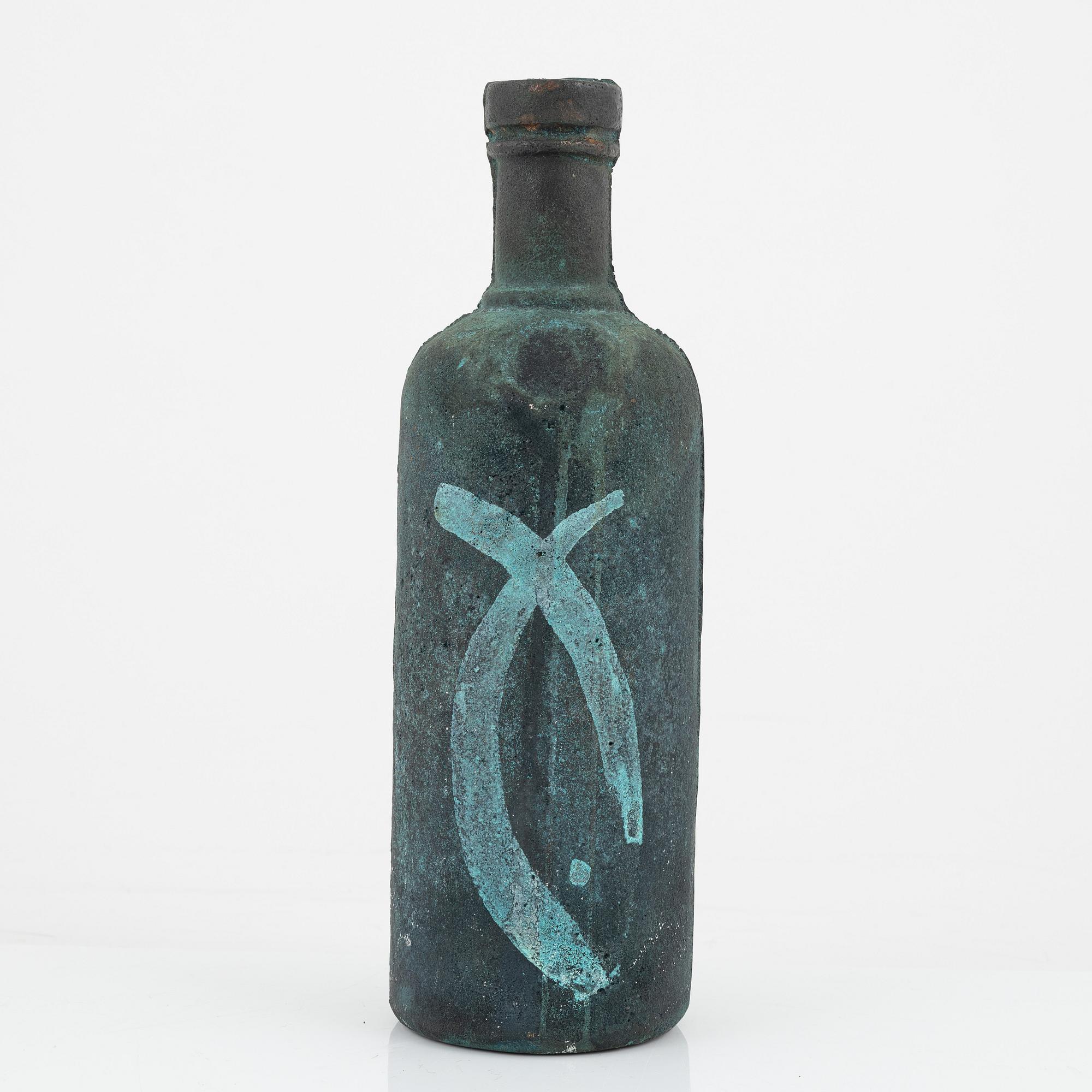 Bo Andersson, skulptur, gjutjärn, "Absolut Art", 1990-tal.