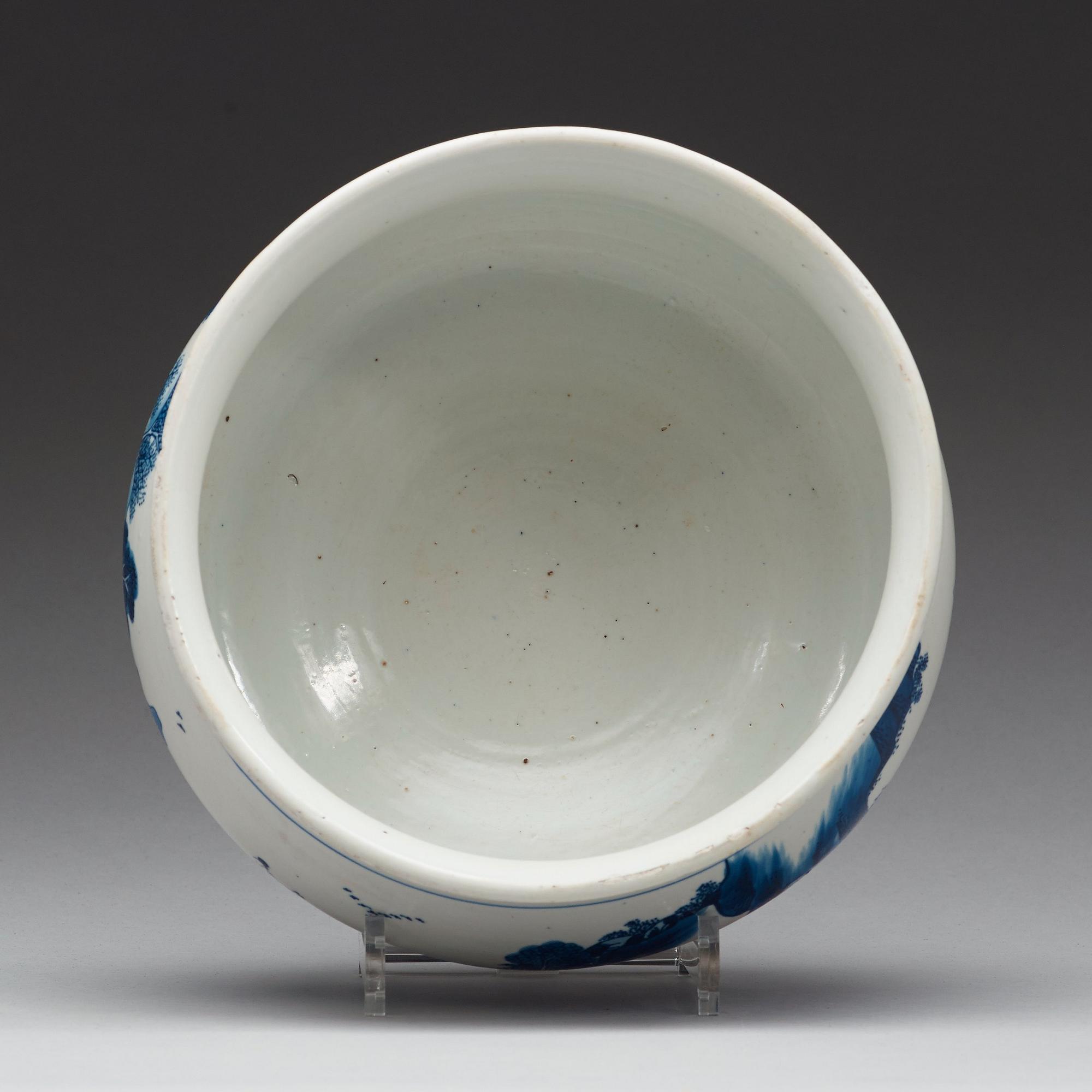 RÖKELSEKAR, porslin. Qingdynastin, Kangxi (1662-1722).