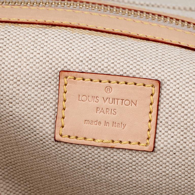 LOUIS VUITTON, a beige cotton canvas shoulder bag, "That's Love Canvas Tote GM", limited edition 2007.