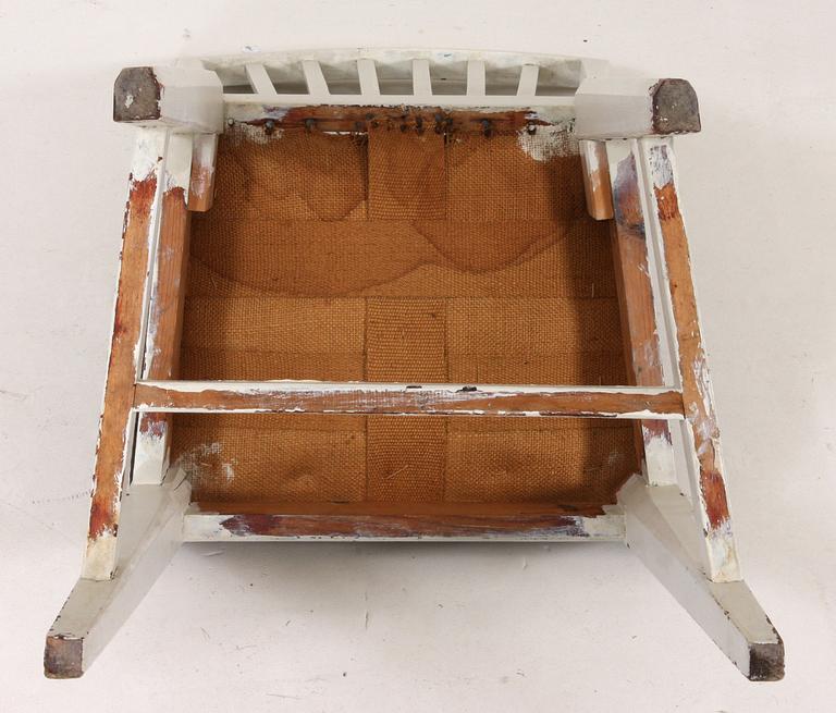 STOLAR, 4 st, gustavianska, provinsarbete, 1700-/1800-tal.