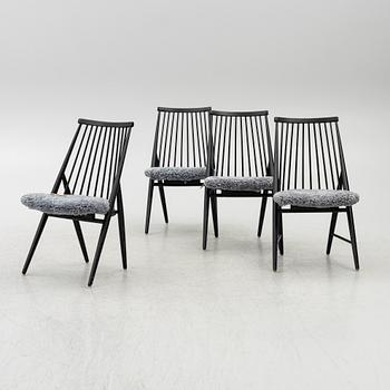 Thea Leonard, chairs 4 pcs, "Flamingo", Nässjö, mid-20th century.