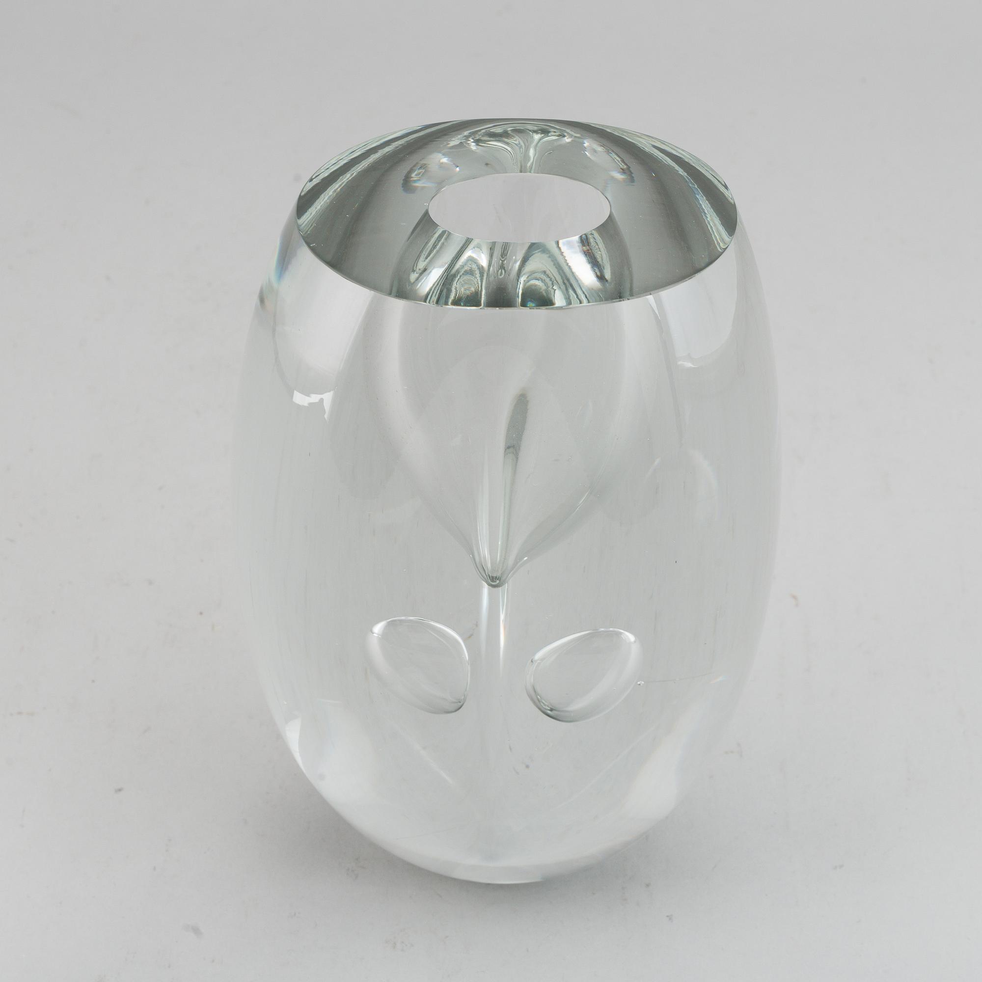 TIMO SARPANEVA, vas, glas, "Claritas", Iittala, Finland 1984.