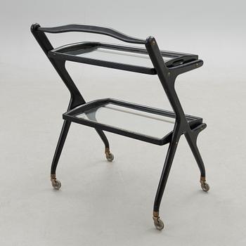 A serving trolley, 'Milano', Keravan puusepäntehdas, Stockmann, Finland. 1950s-1960s.