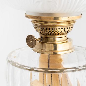 Oil lamp, Empire style, circa 1900.