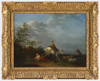Francesco Giuseppe Casanova, Tillskriven, Ryttare med Staffage i Landskap.