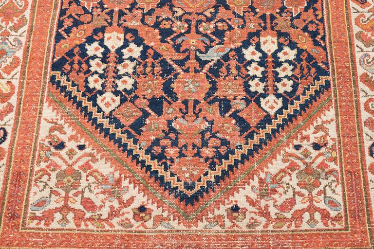 A runner, antique, Malajir, ca 510 x 147 cm.