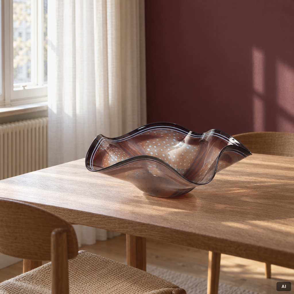 Gunnar Cyrén, skål, graal, glas, Orrefors 1992.