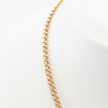 Necklace x-link 18K gold.