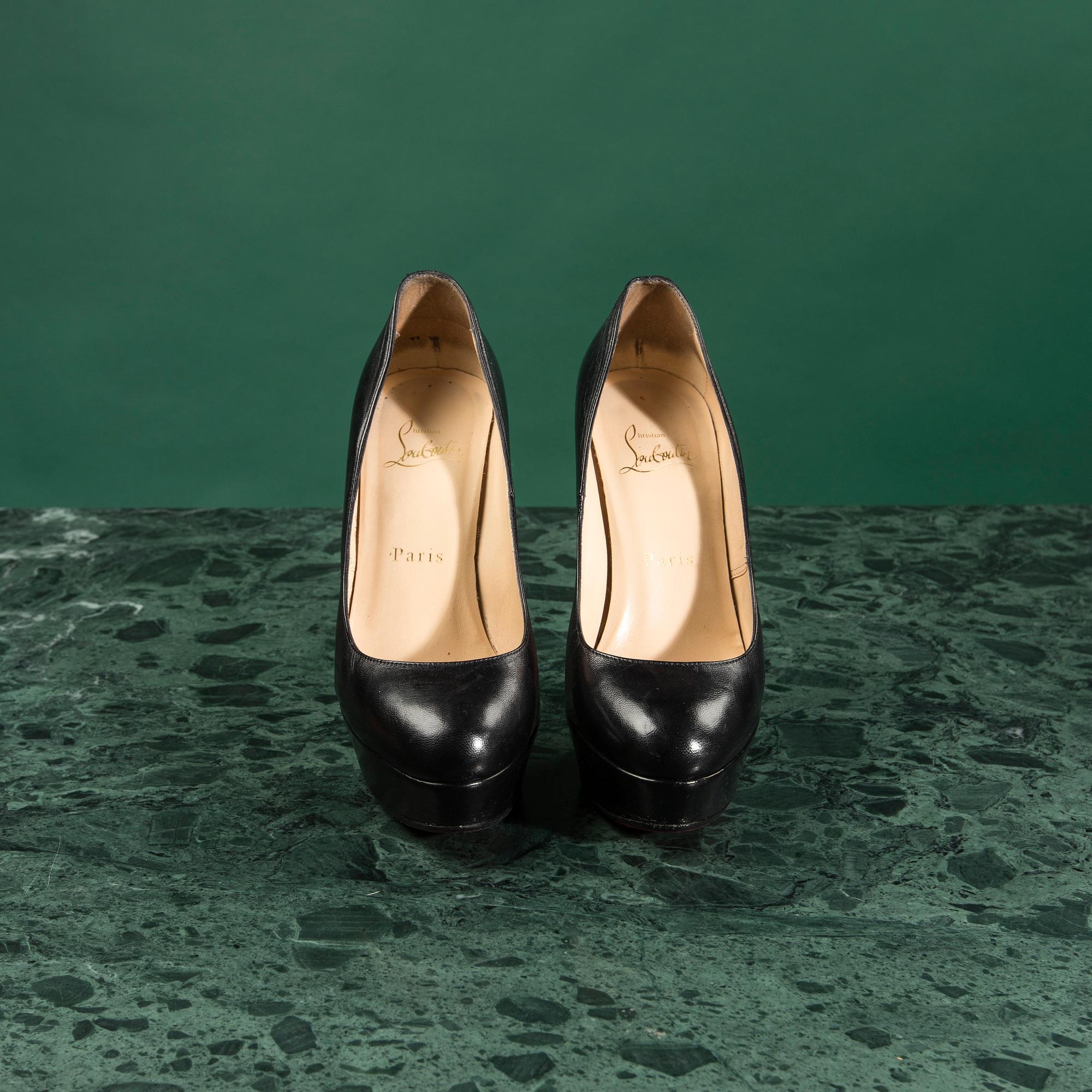 PUMPS, "Bianca 140", CHRISTIAN LOUBOUTIN,  storlek 36,5..