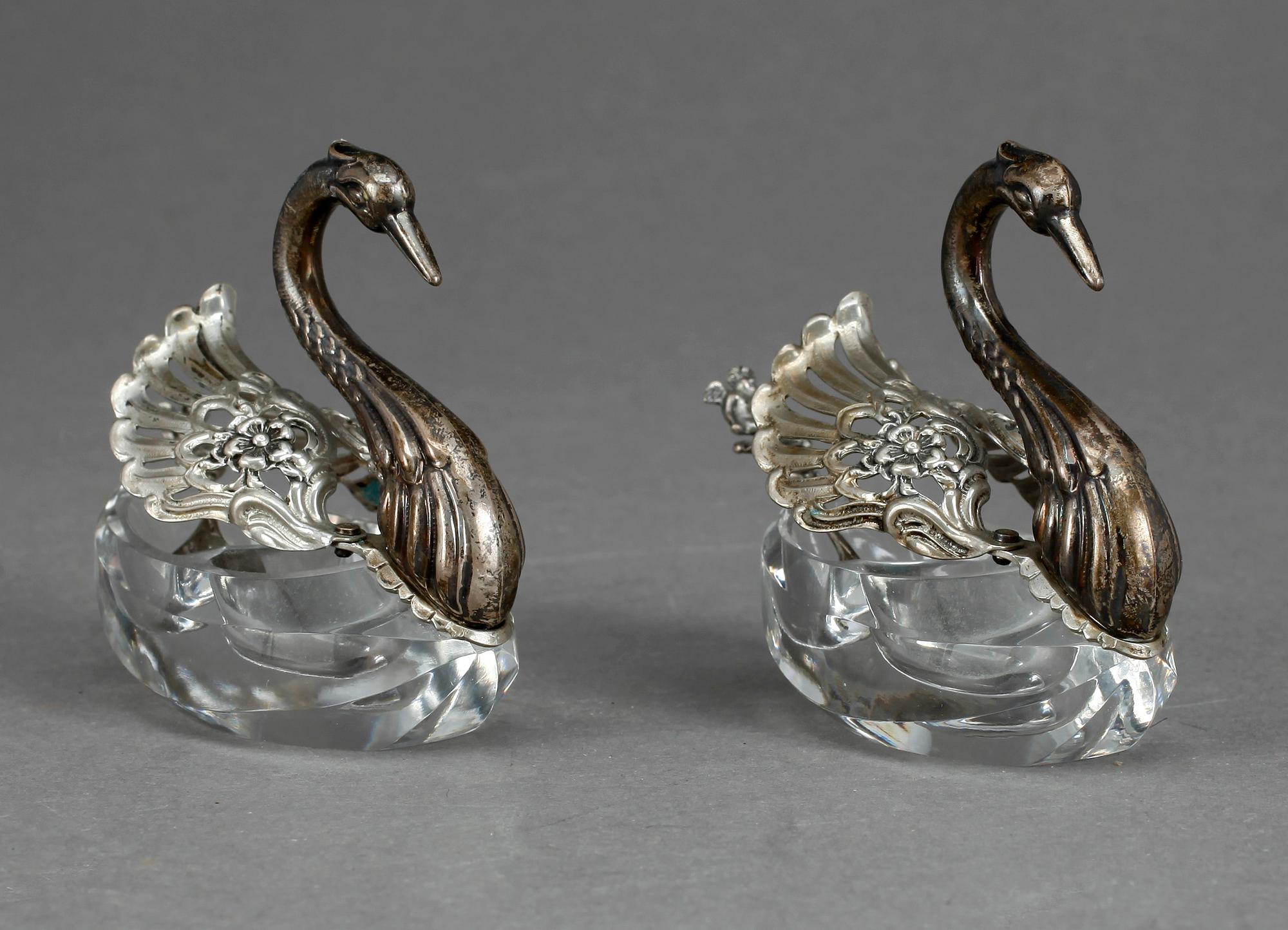 SALTKAR, ett par, silver, Gewe, Malmö, 1977.