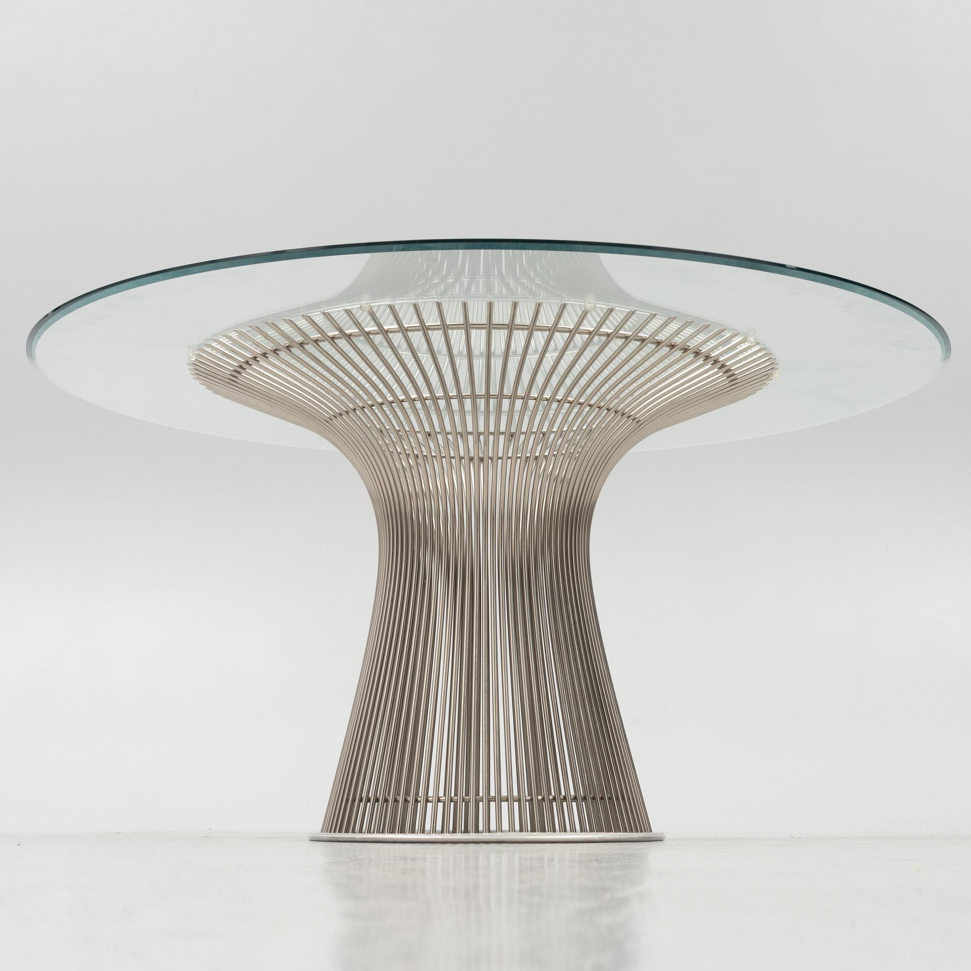 Warren Platner, dining table, Knoll, 2000s.