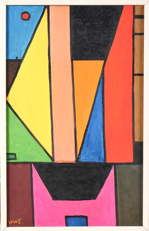 HANS WALTER SUNDBERG, olja på duk, sign samt dat -87.