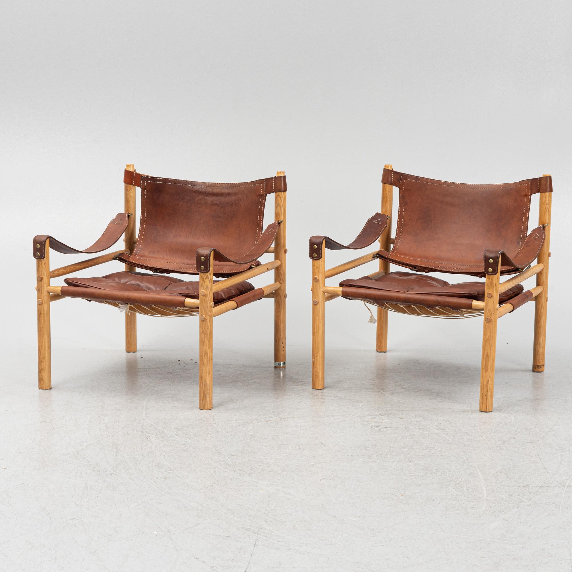 Arne Norell, fåtöljer, ett par, Sirocco, Norell Möbel AB, 1960/70-tal.