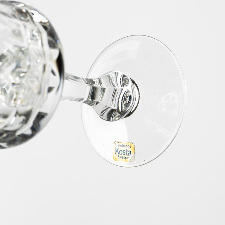 Göran Wärff, a 50-piece 'Prince' glass service, Kosta, Sweden.