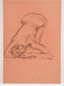 Lotte Laserstein, 3 skissblock med teckningar.