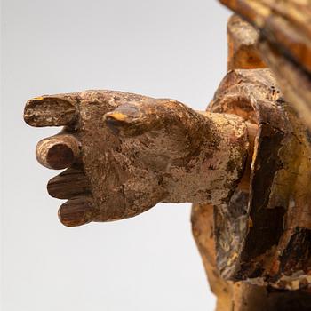 SCULPTURE, wood, 18th Century.