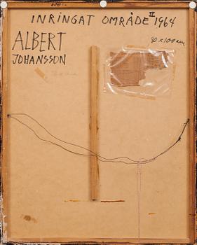 ALBERT JOHANSSON, blandteknik. Signerad a tergo. 1964.