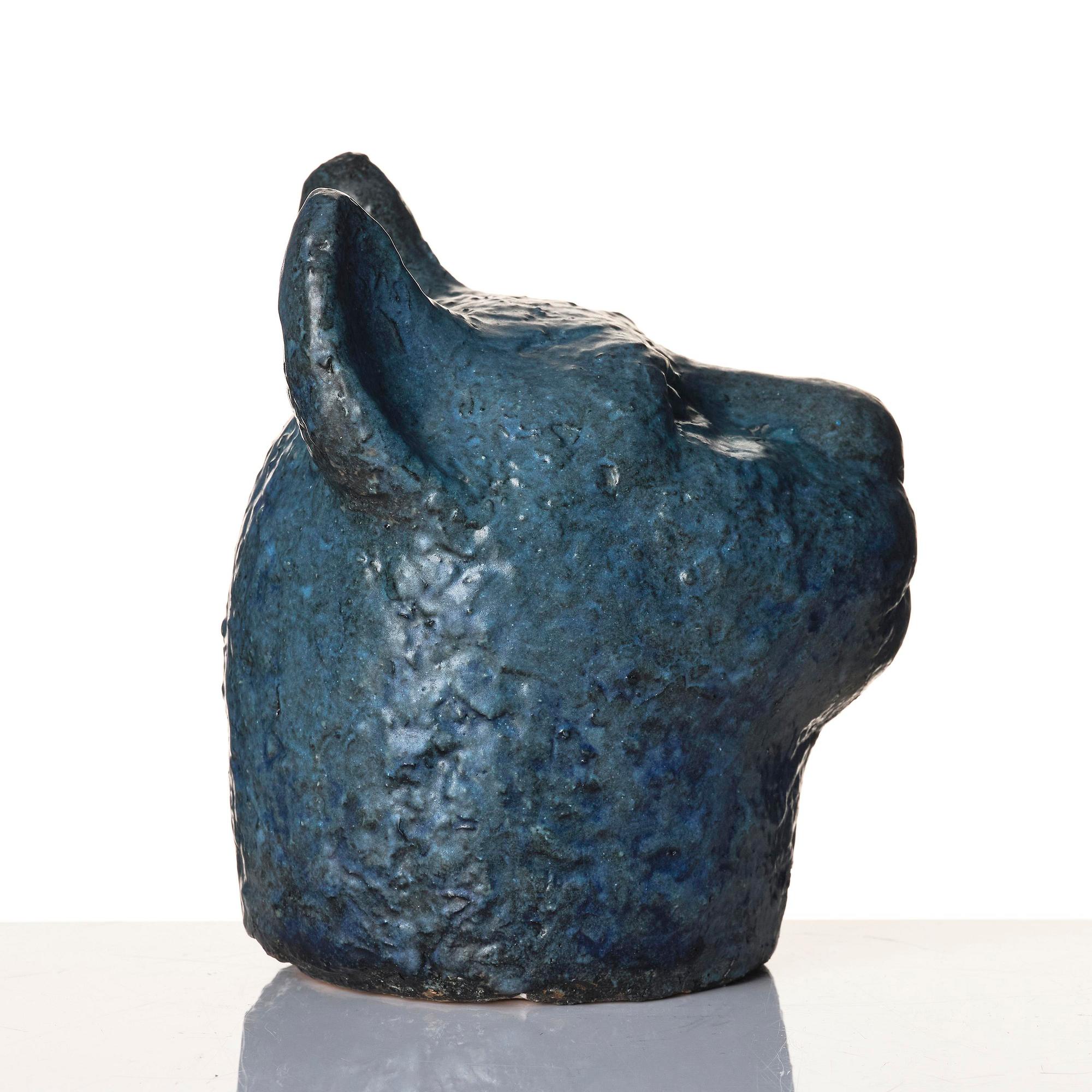 Dagmar Norell, a glazed ceramic sculpture of a feline, probably 1950s-60s.