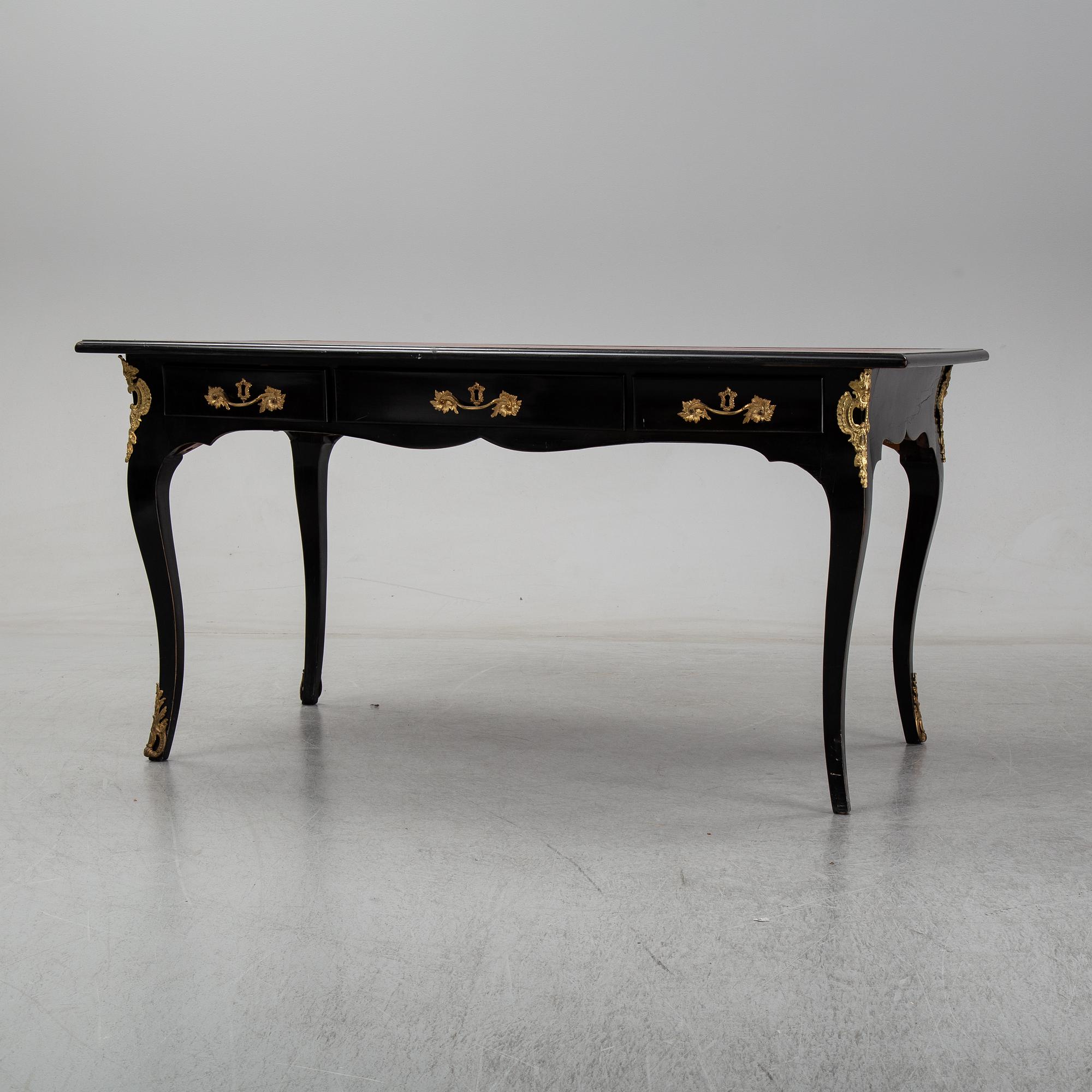 A Swedish Rococo writing desk, second half of the 18th century.