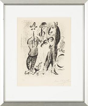 Marc Chagall, lithograph. Signed and numbered 6/40.