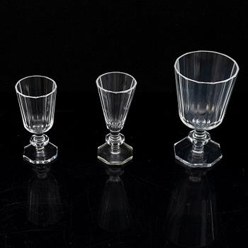 Elis Bergh, a part 'Karlberg' glass service, Kosta Boda (48 pieces).
