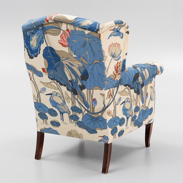 A wing chair, 20th Century.