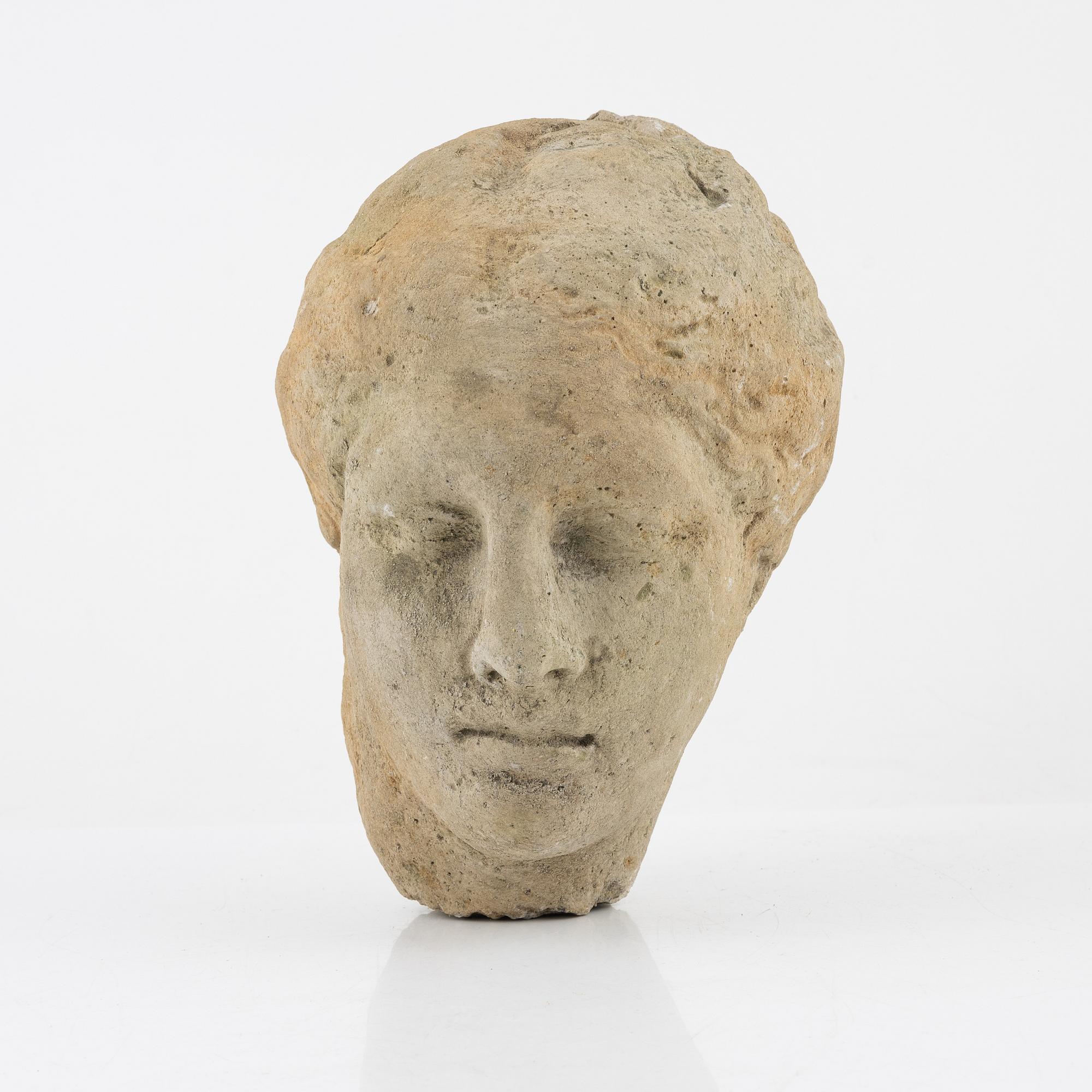 A sandstone sculpture, 19th/20th Century.