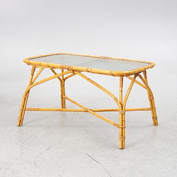 Seating group, 4 pieces, mid-20th century.