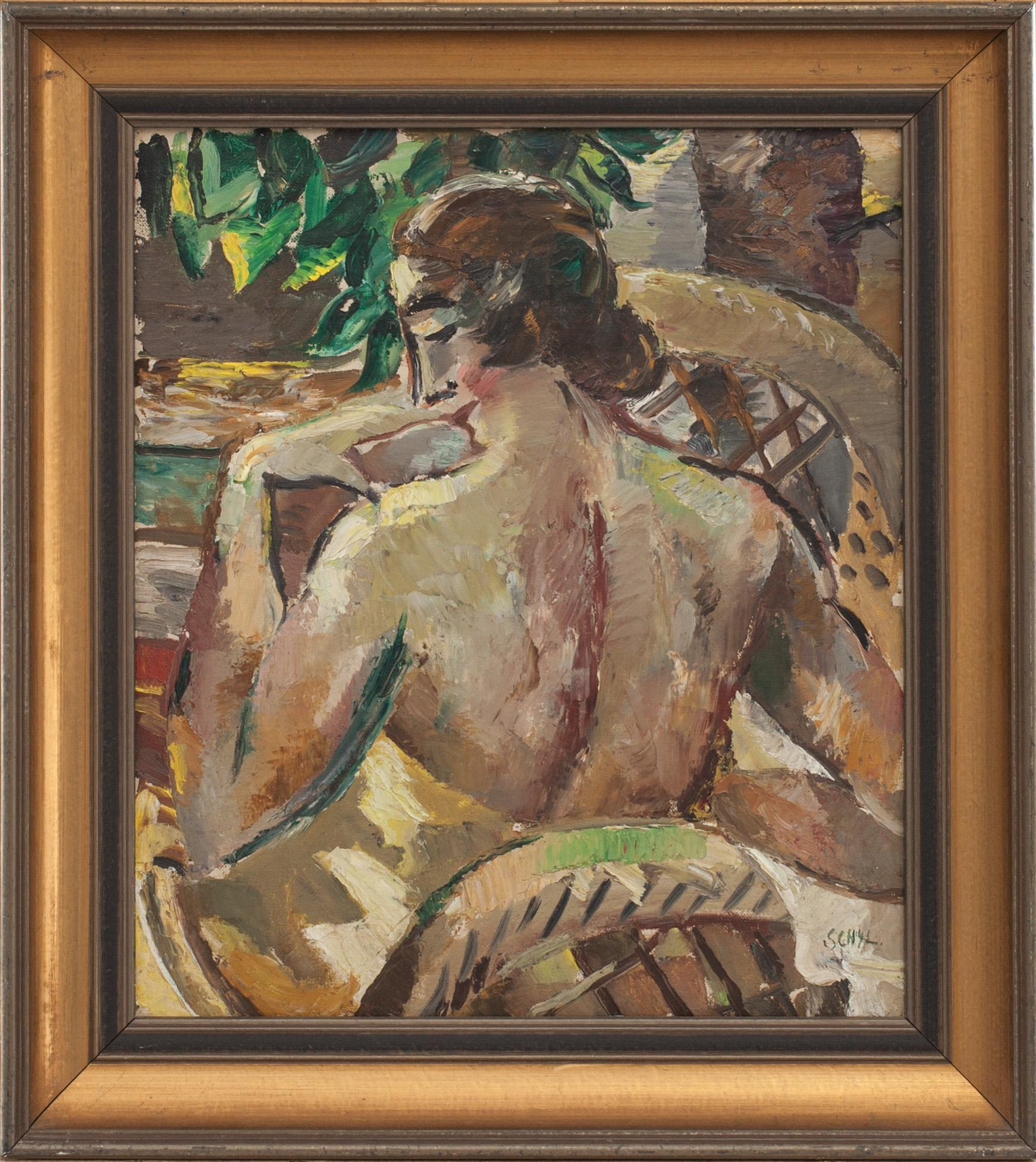 JULES SCHYL, olja på duk, signerad, à tergo daterad 1929?.