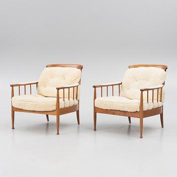 Kerstin Hörlin-Holmquist, armchairs, a pair, "Skrindan".